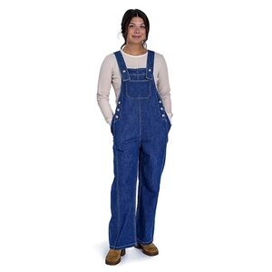 NWOT Tractor Supply Molly Yeh Women's Blue Denim Overalls | Medium